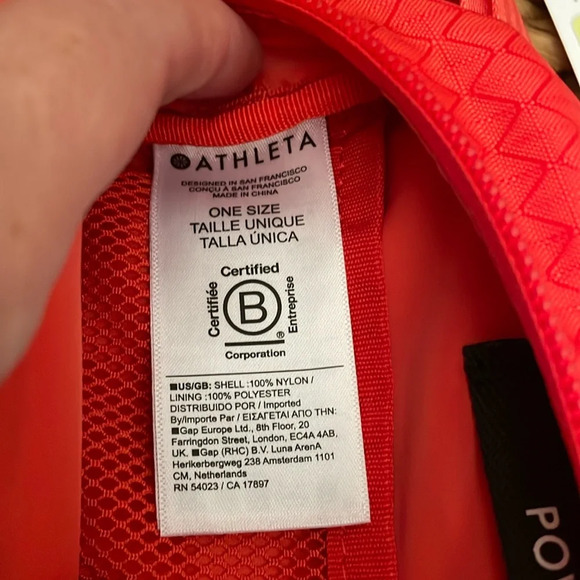 Athleta Excursion Mini Belt Crossbody Bag NWT Orange - Picture 5 of 8